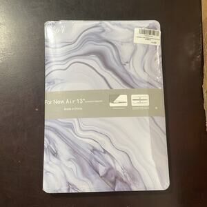 MacBook New Air 13” purple marble design shell